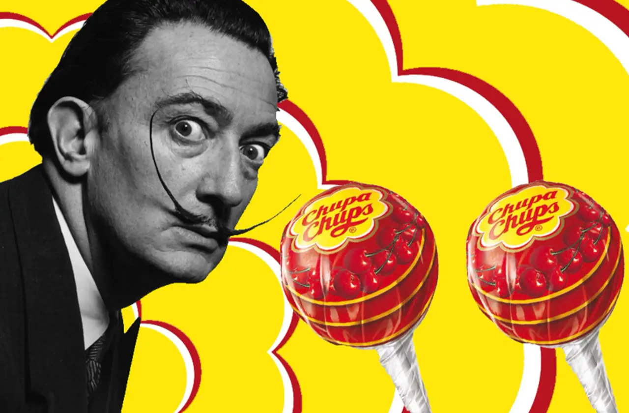 DALI DESIGNED THE CHUPA CHUPS LOGO IN AN HOUR
