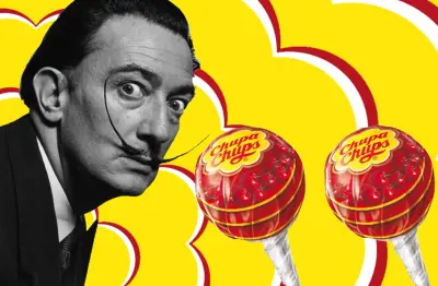 DALI DESIGNED THE CHUPA CHUPS LOGO IN AN HOUR