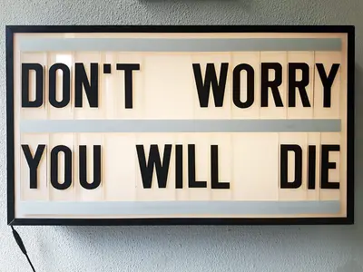 DEATH IS WAITING FOR ALL OF US